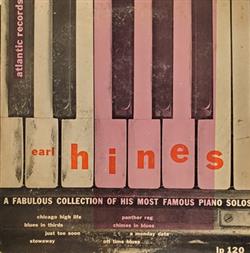 Download Earl Hines - A Fabulous Collection Of His Most Famous Piano Solos