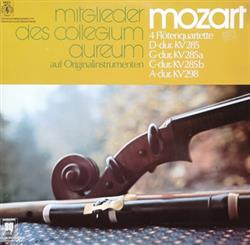 Download Mitglieder Des Collegium Aureum, Mozart - Auf Originalinstrumenten 4 Flötemquartette