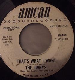 Download The Limeys - Thats What I Want