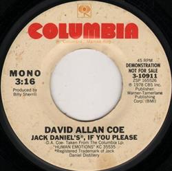 Download David Allan Coe - Jack Daniels If You Please