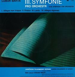 Download Lubor Bárta, Jiří Válek - III Symfonie Pro Orchestr VII Symfonie Pompejské Fresky