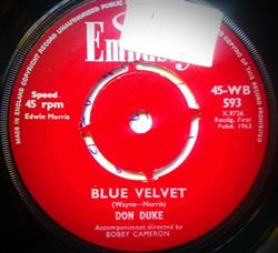 Download Bud Ashton And His Group Don Duke - Shindig Blue Velvet