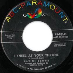 Download Maxine Brown - I Kneel At Your Throne