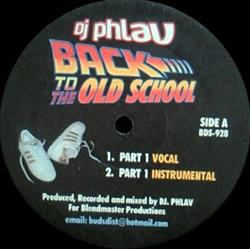 Download DJ Phlav - Back To The Old School