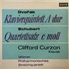 last ned album Antonín Dvořák Franz Schubert Clifford Curzon, Wiener Philharmonisches Streichquartett - Klavierquintett A dur Quartettsatz C moll