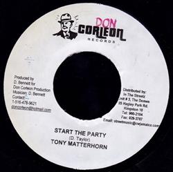 Download Tony Matterhorn - Start The Party