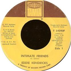 Download Eddie Kendricks - Intimate Friends Baby