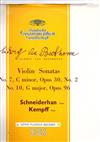 kuunnella verkossa Beethoven Kempff, Schneiderhan - Violin Sonatas No 7 No 10