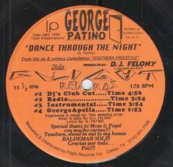 Download George Patino, Danny Damian, Leo Deleon - Dance Through The Night What Can I Say After All This Time