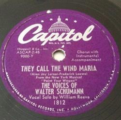 Download The Voices Of Walter Schumann - They Call The Wind Maria Moonglow