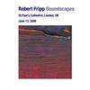 last ned album Robert Fripp - Soundscapes June 13 2006 St Pauls Cathedral London UK