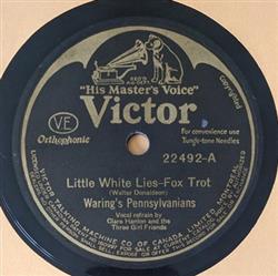 Download Waring's Pennsylvanians - Little White Lies Gee But Id Like To Make You Happy