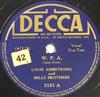 ladda ner album Louis Armstrong And Mills Brothers - WPA Marie