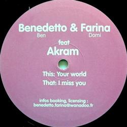 Download Benedetto & Farina - I Miss You Your World