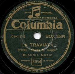 Download Claudia Muzio - La Traviata Cest Mon Ami