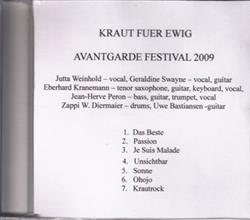 Download Kraut Fuer Ewig - Avantgarde Festival 2009