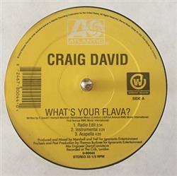 Download Craig David - Whats Your Flava