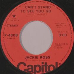 Download Jackie Ross - I Cant Stand To See You Go Aint No Fun To Me