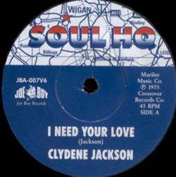 Download Clydene Jackson - I Need Your Love