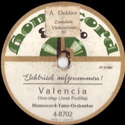 Download HomocordTanzOrchester - Valencia I Miss My Swiss