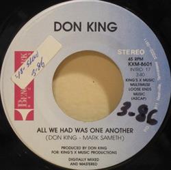 Download Don King - All We Had Was One Another