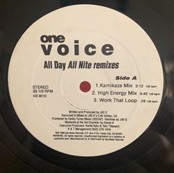 Download One Voice - All Day All Nite Remixes