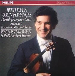 Download Beethoven Dvořák Schubert Pinchas Zukerman, Saint Paul Chamber Orchestra - Beethoven Violin Romances Dvořák Romance Op11 Schubert Konzertstück Rondo Polonaise