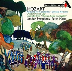 Download Mozart, London Symphony, Peter Maag - Notturno For 4 Orchestras Serenata Notturna Etc