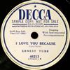 kuunnella verkossa Ernest Tubb - I Love You Because Unfaithful One