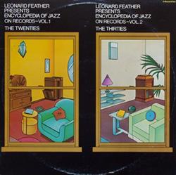 Download Various - Leonard Feather Presents Encyclopedia Of Jazz On Records Vol 1 The Twenties Leonard Feather Presents Encyclopedia Of Jazz On Records Vol 2 The Thirties