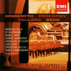 Download Lars Vogt, Ib Hausmann, Daniel Hope, Diemut Schneider, Christian Tetzlaff, Tabea Zimmermann, Christian Wetzel - Hindemith Prokofiev Poulenc Berg